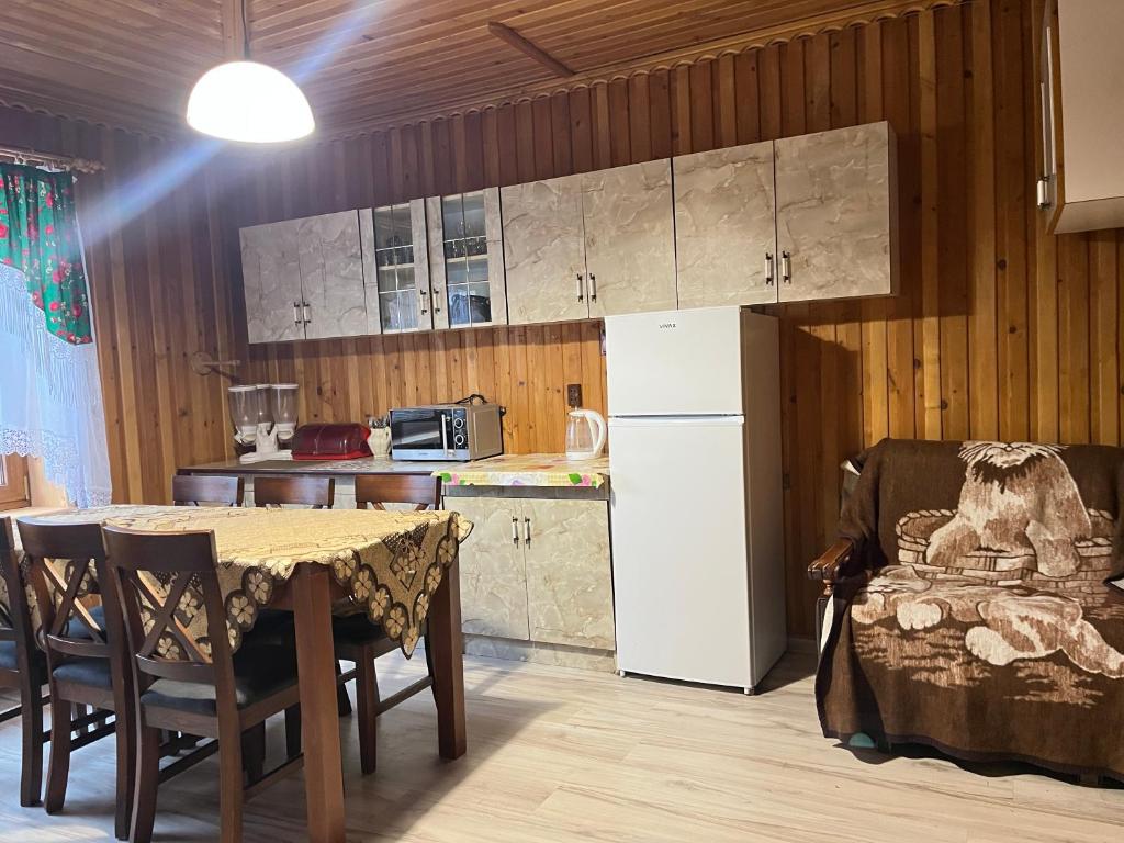 kuchnia z wyposażeniem obiekt Pokoje u Cekusa w mieście Białka Tatrzanska